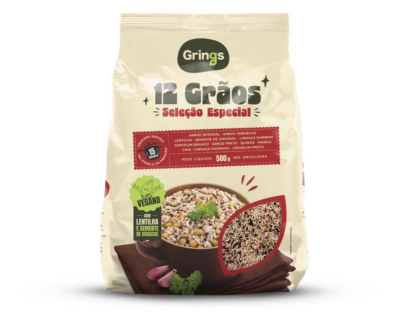Imagem do produto Arroz 12 Grãos Seleção Especial 500g