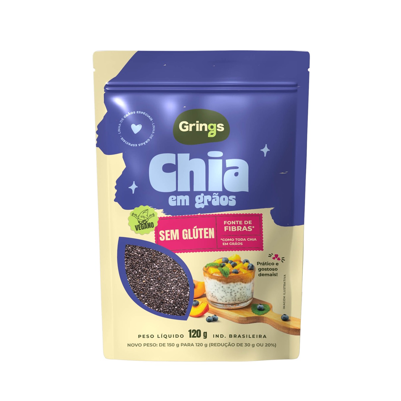 Imagem do produto Chia em Grãos 120g